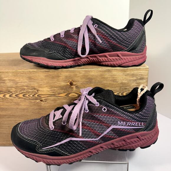 Merrell Trail Crusher Running Shoe Womens SZ 7.5 Pink Pastel Feminine  J37372 - Picture 1 of 9